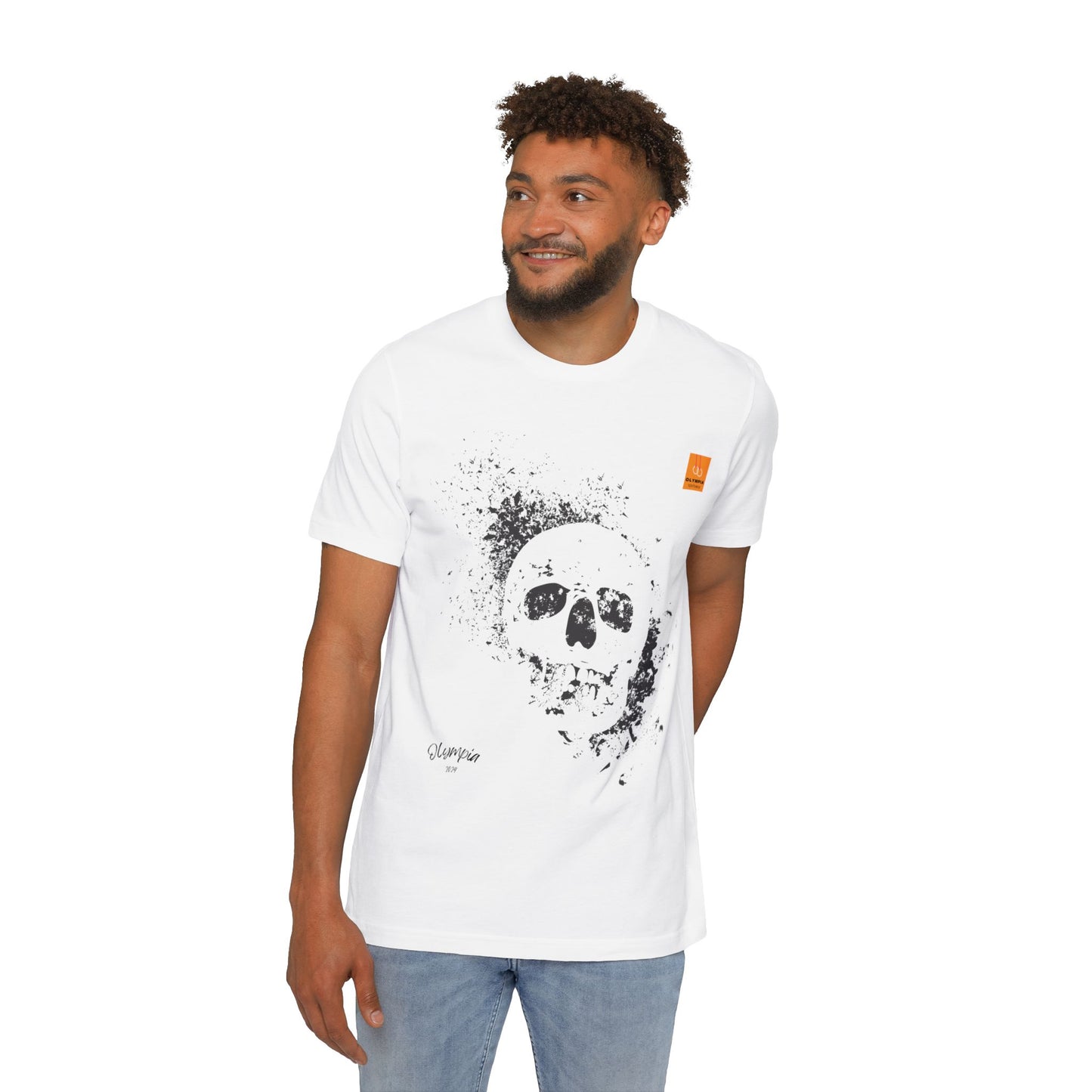 Skull USA-Made Unisex Short-Sleeve Jersey T-Shirt