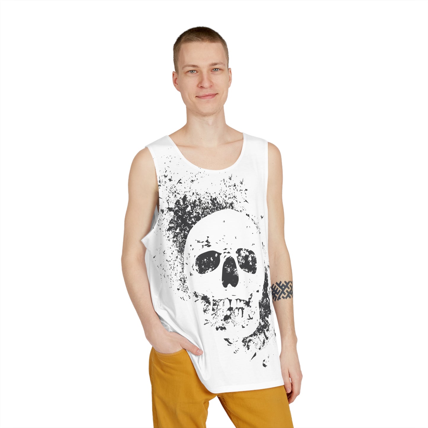 Skull Men's Tank (AOP)