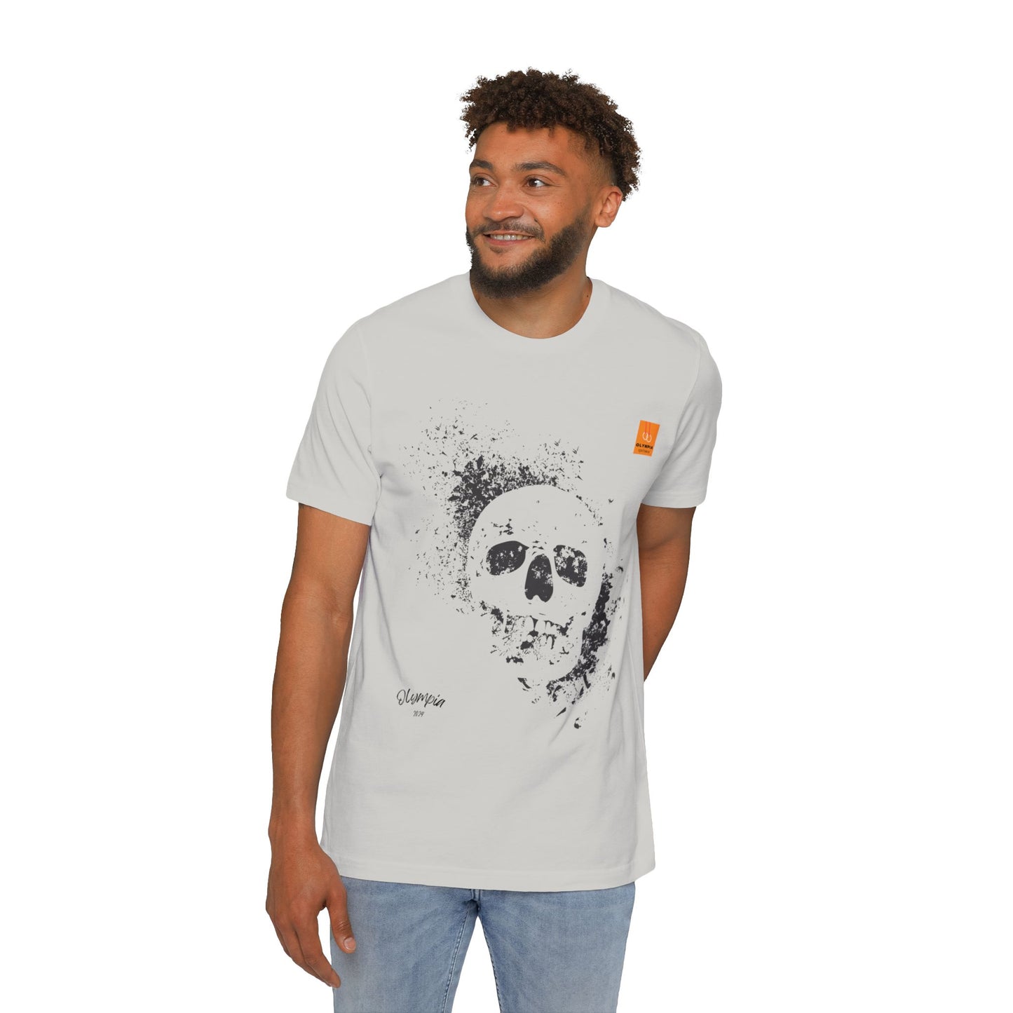 Skull USA-Made Unisex Short-Sleeve Jersey T-Shirt